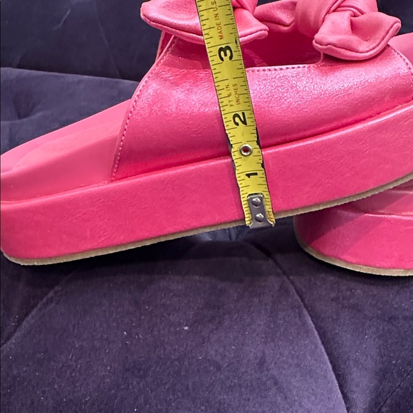 Pink Bow Slide Sandals - Picture 6 of 8